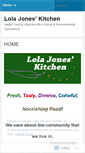 Mobile Screenshot of lolajoneskitchen.wordpress.com