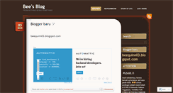 Desktop Screenshot of beequinn.wordpress.com