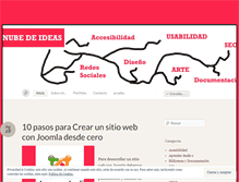 Tablet Screenshot of nubedeideas.wordpress.com