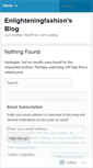 Mobile Screenshot of enlighteningfashion.wordpress.com