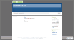 Desktop Screenshot of helopek.wordpress.com