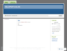 Tablet Screenshot of helopek.wordpress.com
