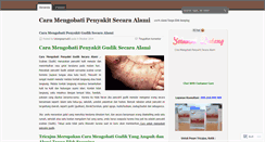 Desktop Screenshot of caramengobatipenyakitsecaraalami.wordpress.com