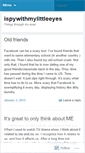 Mobile Screenshot of ispywithmylittleeyesdotcom.wordpress.com