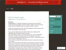 Tablet Screenshot of abidbashir123.wordpress.com