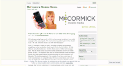 Desktop Screenshot of mccormickmobilemedia.wordpress.com