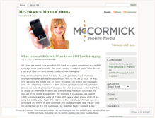 Tablet Screenshot of mccormickmobilemedia.wordpress.com