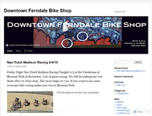 Tablet Screenshot of downtownferndalebikeshop.wordpress.com