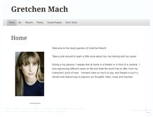Tablet Screenshot of gretchenmach.wordpress.com