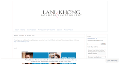 Desktop Screenshot of lanikhongboudoir.wordpress.com