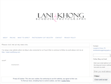 Tablet Screenshot of lanikhongboudoir.wordpress.com