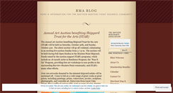 Desktop Screenshot of bmablog.wordpress.com