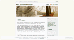 Desktop Screenshot of krisscott.wordpress.com