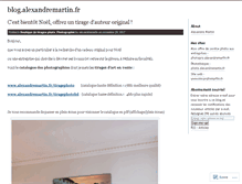 Tablet Screenshot of alexandremartin.wordpress.com