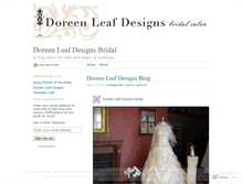 Tablet Screenshot of doreenleaf.wordpress.com