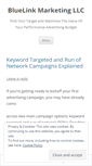 Mobile Screenshot of bluelinkmarketing.wordpress.com