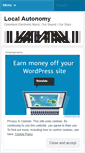 Mobile Screenshot of localautonomy.wordpress.com