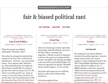 Tablet Screenshot of fairandbiasedpoliticalrant.wordpress.com