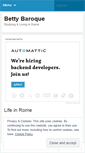 Mobile Screenshot of bettybaroque.wordpress.com
