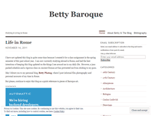 Tablet Screenshot of bettybaroque.wordpress.com