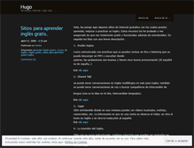 Tablet Screenshot of hugoatenco.wordpress.com