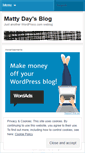 Mobile Screenshot of mattyday.wordpress.com