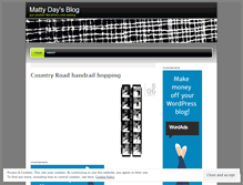 Tablet Screenshot of mattyday.wordpress.com