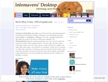 Tablet Screenshot of infomavensdesktop.wordpress.com