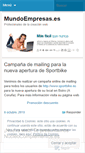 Mobile Screenshot of mundoempresas.wordpress.com