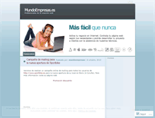 Tablet Screenshot of mundoempresas.wordpress.com