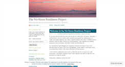 Desktop Screenshot of nostressreadiness.wordpress.com