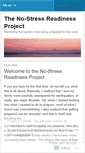 Mobile Screenshot of nostressreadiness.wordpress.com