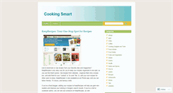 Desktop Screenshot of cookingsmart.wordpress.com