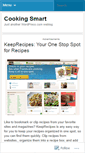 Mobile Screenshot of cookingsmart.wordpress.com