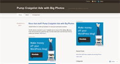 Desktop Screenshot of bigphotosforcraigslistads.wordpress.com