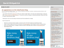 Tablet Screenshot of davidkirkpatrick.wordpress.com