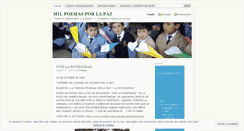 Desktop Screenshot of milpoemasporlapaz.wordpress.com