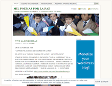 Tablet Screenshot of milpoemasporlapaz.wordpress.com