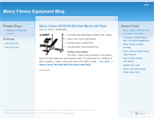 Tablet Screenshot of marcyfitnessequipment.wordpress.com
