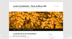 Desktop Screenshot of londecontabilidade.wordpress.com