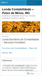 Mobile Screenshot of londecontabilidade.wordpress.com
