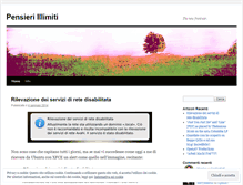 Tablet Screenshot of pensieriillimiti.wordpress.com