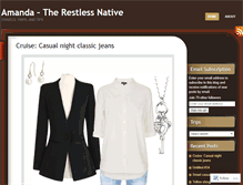 Tablet Screenshot of amanda2europe.wordpress.com
