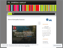 Tablet Screenshot of irljoelahtme.wordpress.com