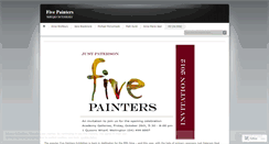 Desktop Screenshot of fivepainters.wordpress.com