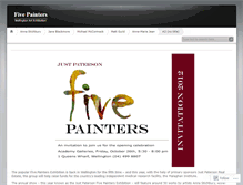 Tablet Screenshot of fivepainters.wordpress.com