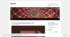 Desktop Screenshot of giveitsomesparkle.wordpress.com