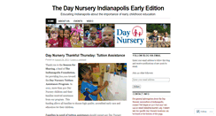 Desktop Screenshot of daynurseryindy.wordpress.com