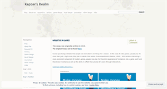 Desktop Screenshot of kapzer.wordpress.com