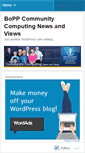 Mobile Screenshot of boppcommunitycomputingblog.wordpress.com